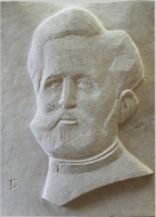 Georg Baumgarten Stele - Portrt